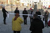 Slavnostní otevření zrekonstruovaného Komenského náměstí ve Voticích. 