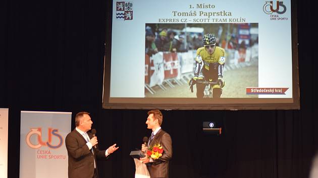Sportovec Středočeského kraje za rok 2018: biker Tomáš Paprstka (Expres CZ Tufo Team Kolín).