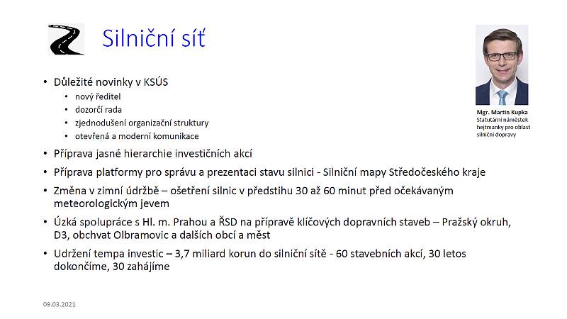 Z online tiskové konference středočeských radních k bilancování prvních 100 dnů vlády (přesněji: 114 dnů) nové koalice STAN, ODS, Pirátů a Spojenců.