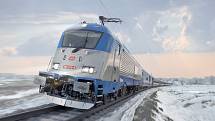 Expresy ČD mezi Prahou a Lincem potáhnou škodovácké třísystémové lokomotivy řady 380 s max. rychlostí 200 km/h.