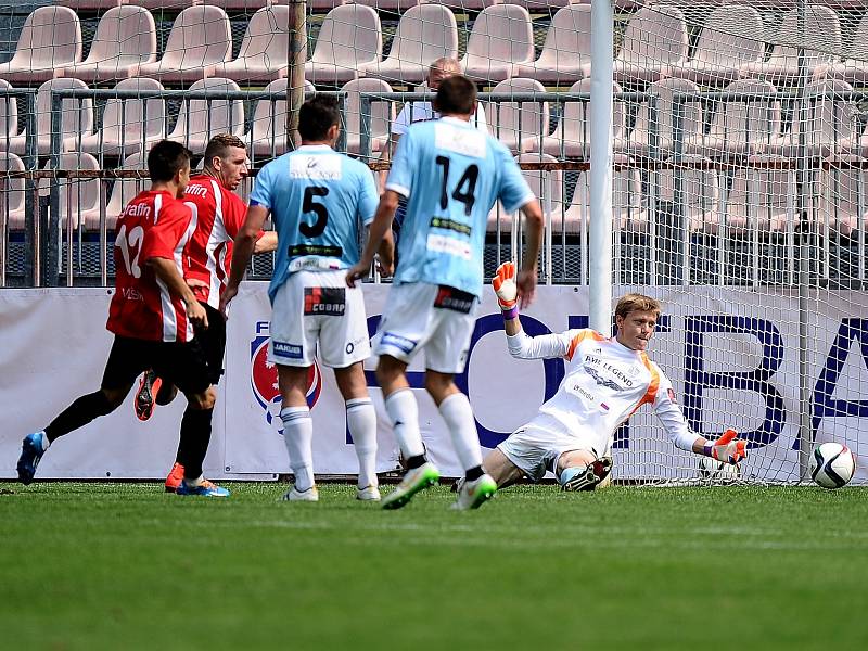 Fotbal FNL, Vyšehrad - Vlašim 2:1.