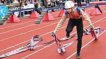 Mladí hasiči soutěžili v Benešově na Mistrovství České republiky v běhu na 60 metrů překážek.
