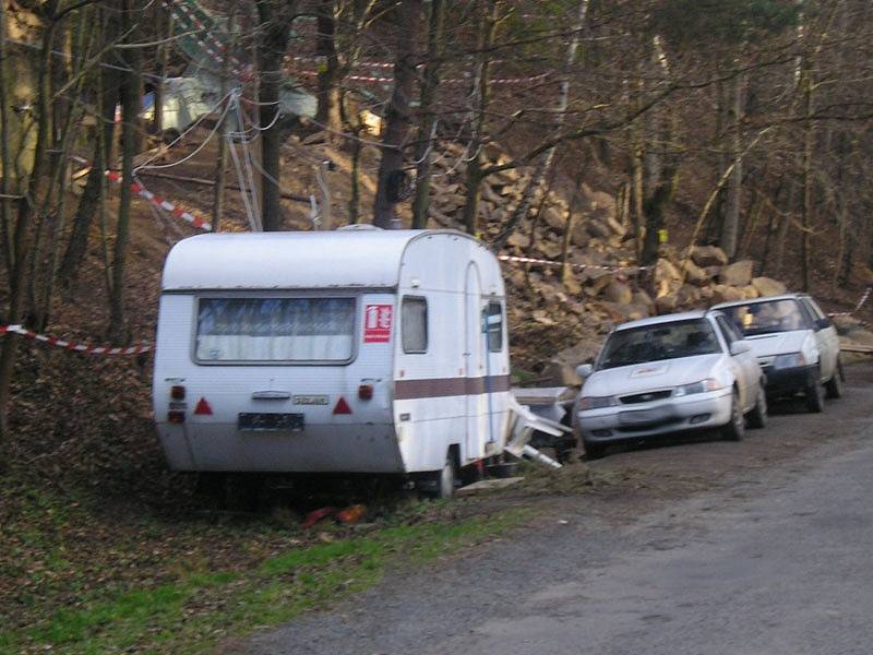 Stráň u Skrýšova v letech 2007 a 2008.