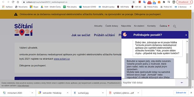 Neslavně odstartovalo v sobotu sčítání lidu, domů a bytů 2021, jehož spuštění v on-line formě po páteční půlnoci ohlásil Český statistický úřad (ČSÚ).