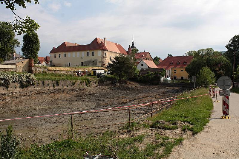 Pivovarský rybník v Louňovicích pod Blaníkem.