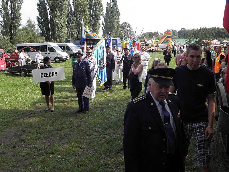 Výprava hasičů z Benešovska na evropské soutěži v Polsku.