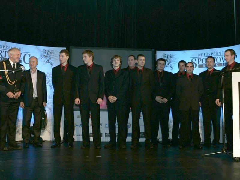 Vyhlašování výsledků soutěže Nejúspěšnější sportovec Benešovska 2012.