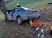 Dopravní nehoda u Neštětic 7. prosince 2019.