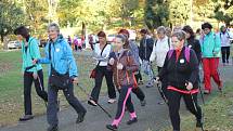 Z prvního ročníku charitativního Nordic Walking pochodu na Konopišti.