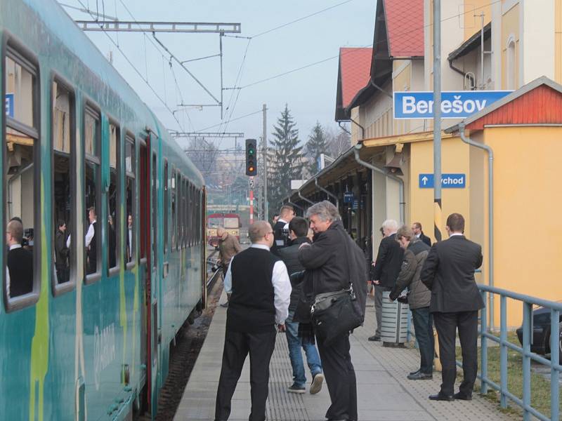 Souprava Arriva se představila ve čtvrtek 25. února v Benešově.