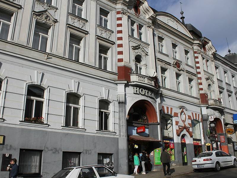 Hotel Pošta v Benešově.