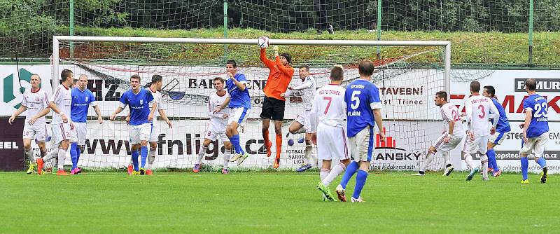 FNL, Třinec - Vlašim 2:0.