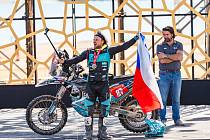 Libor Podmol si užíval chvíle v cíli Rallye Dakar