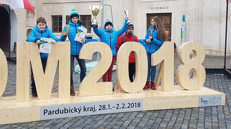 Zimní olympiády dětí a mládeže v Pardubickém kraji se zúčastnili i zástupci Benešovska.