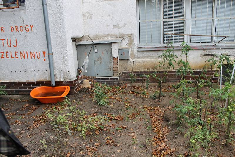 Dočasné azylové ubytování v benešovských bývalých Táborských kasárnách.