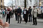 Z demonstrace 'Hrad za hranou, republika v ohrožení' na Masarykově náměstí v Benešově.