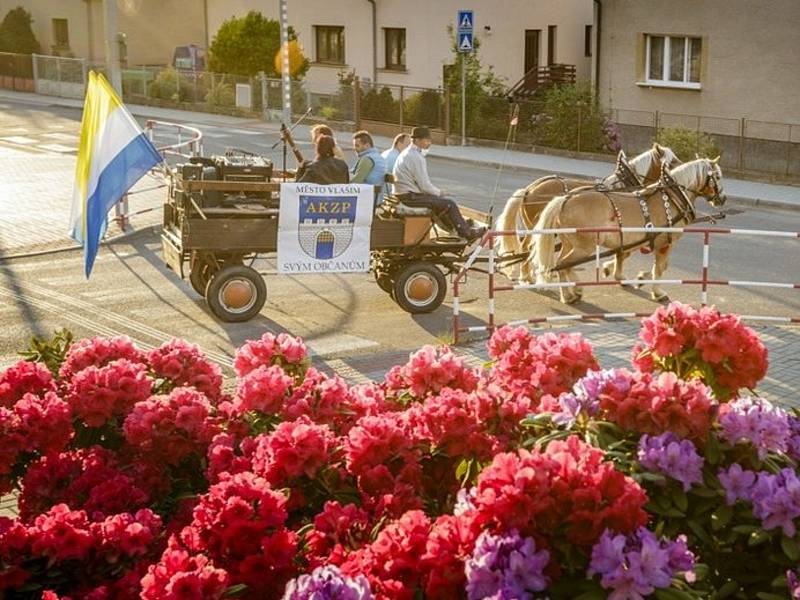 Z vystoupení Marie Čejková ze skupiny Čejka band a Josefa IX.