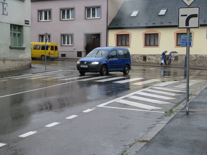 Benešov, ulice Na Chmelnici