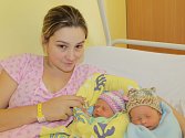 Zuzanka a Josefík Šebkovi jsou již druhými dvojčaty narozenými v benešovské porodnici v září.