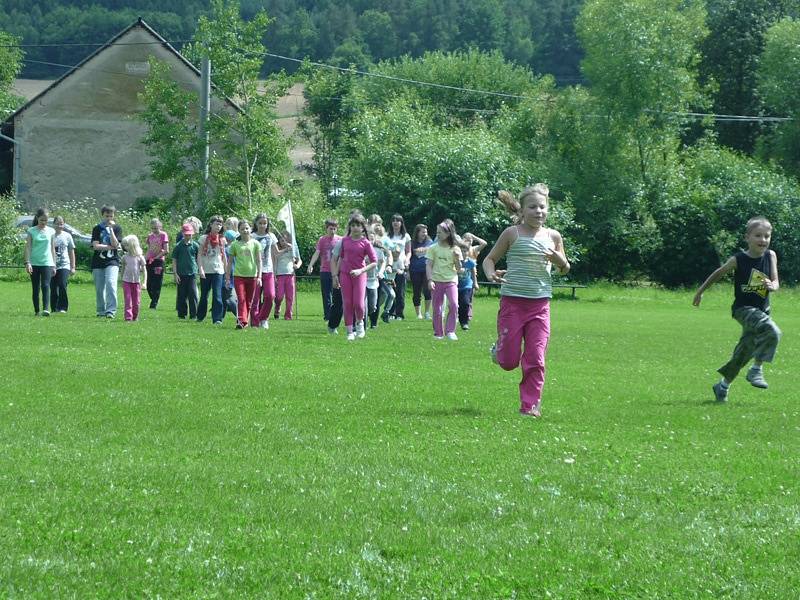 Prázdninové tábory benešovského DDM v Jablonné nad Vltavou.