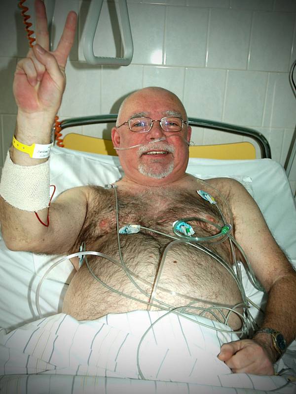 Jaroslav Hanuš v benešovské nemocnici v roce 2012.