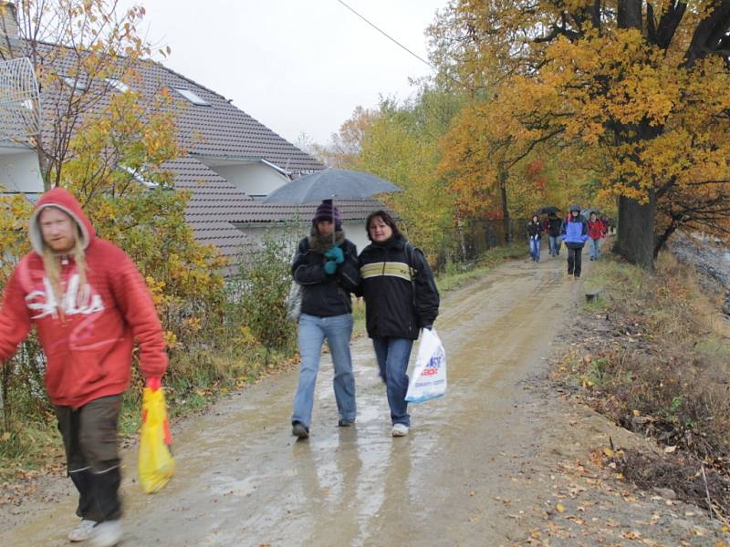 Výlov Podhrázského rybníka.