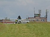Letiště Benešov u Nesvačil nedaleko Bystřice.