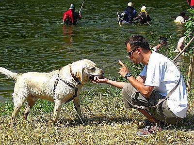 Bitva o brod 2010 ve Zbořeném Kostelci.