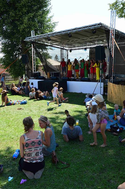 Z reggae festivalu na louňovickém zámku.