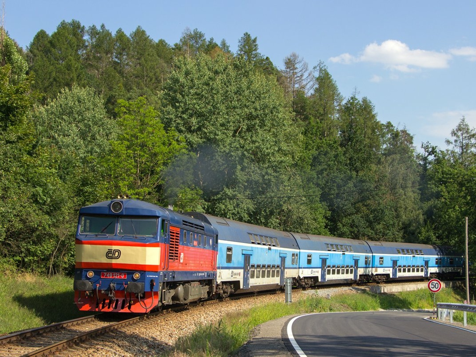 Po benešovských tratích se prohání legendární lokomotiva Zamračená či  Bardotka - Benešovský deník