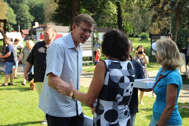 Benefiční festival Open Door Hospital fest se uskutečnil v sobotu v Nové Myslivně na Konopiště.