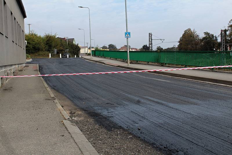 Rekonstrukce Hodějovského ulice v Benešově.