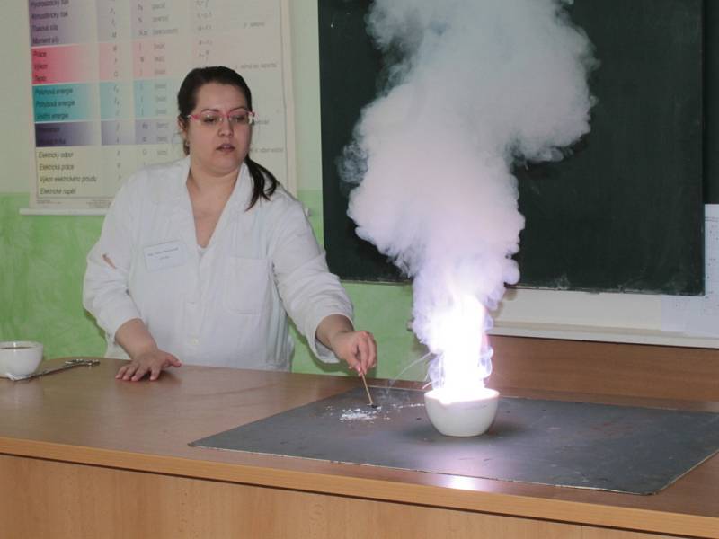 Součástí oslav byla výstava fotografií z minulosti i současnosti, kvízy pro rodiče, ukázky chemických pokusů nebo Honba za pokladem. 