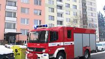 Hasiči zasahovali při požáru v Pražské ulici v Benešově
