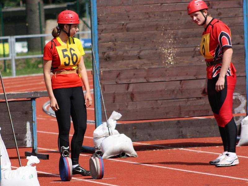 Soutěž v požárním sportu v Kolíně. 29. květen