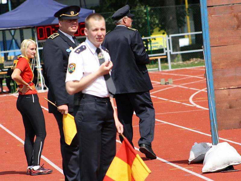 Soutěž v požárním sportu v Kolíně. 29. květen