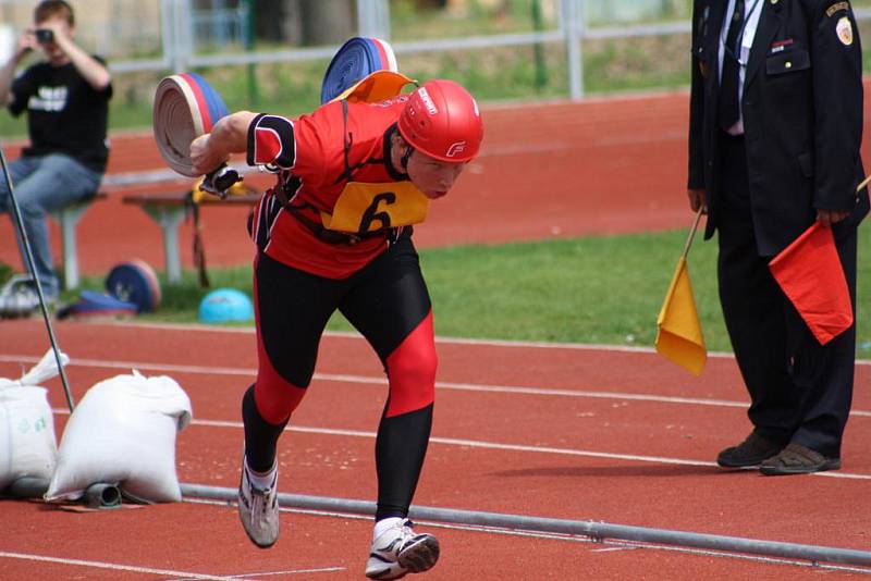 Soutěž v požárním sportu v Kolíně. 29. květen