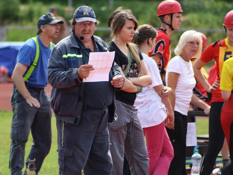 Soutěž v požárním sportu v Kolíně. 29. květen