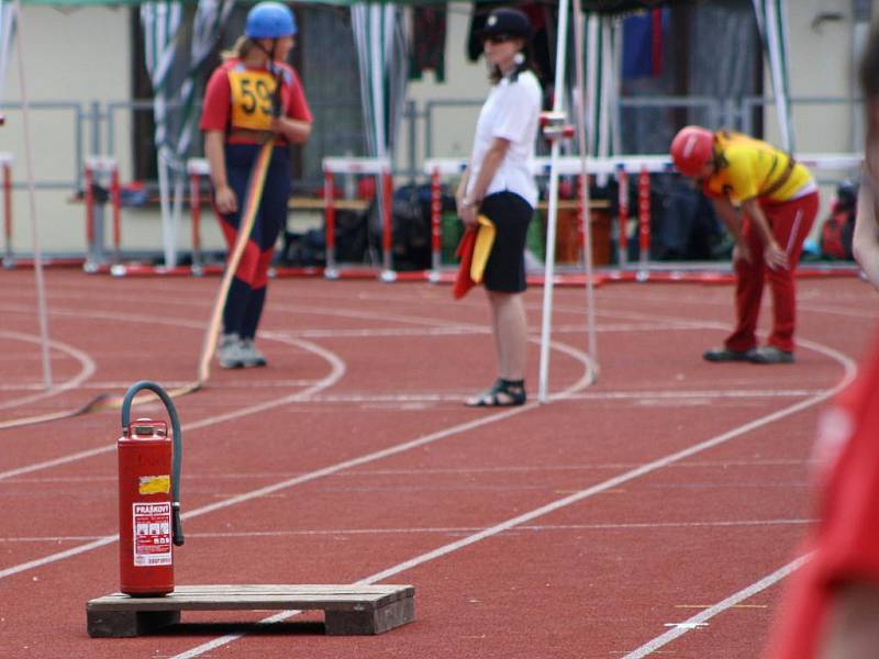 Soutěž v požárním sportu v Kolíně. 29. květen