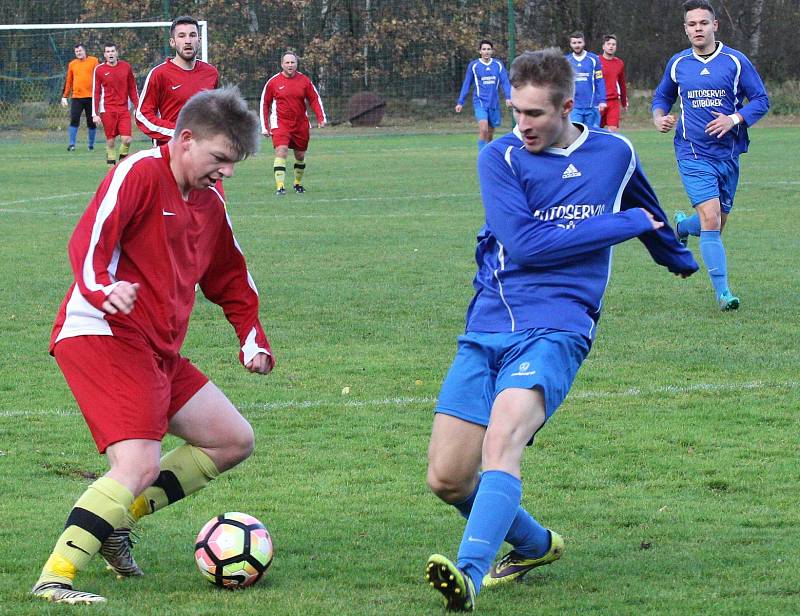 I. B třída: Zruč nad Sázavou - Týnec nad Sázavou 0:1. 