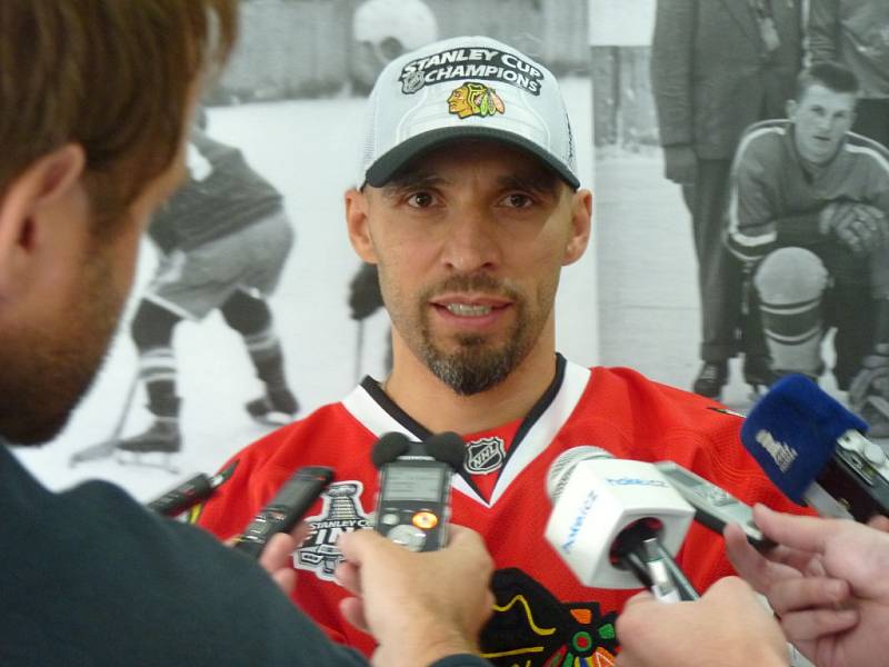 Michal Rozsíval představil Stanley Cup ve svém městě, Vlašimi.