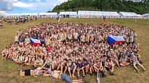 Celá česká výprava na Jamboree, 494 skautů.