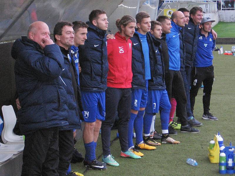 Osmifinále Mol cupu Vlašim - Zlín 1:1 PK 3:5.