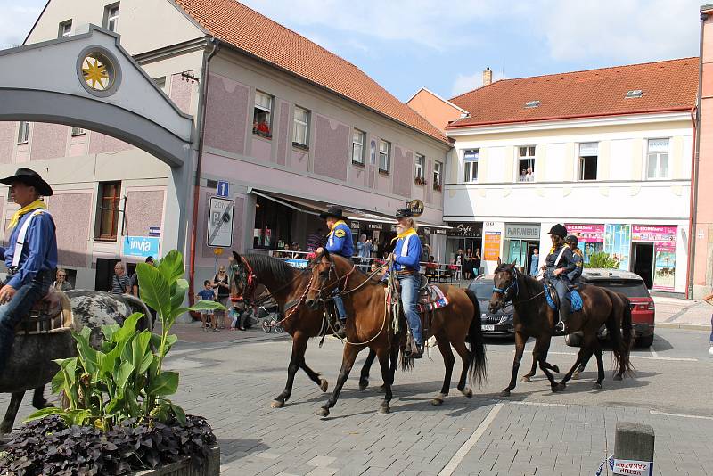 Z Memoriálu generála G. A. Custera v centru Benešova.