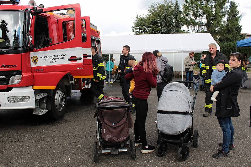 Z Rodinného dopoledne s IZS v Benešově 28. srpna 2021.