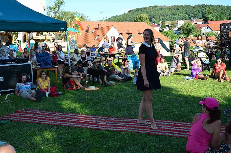 Z reggae festivalu na louňovickém zámku.