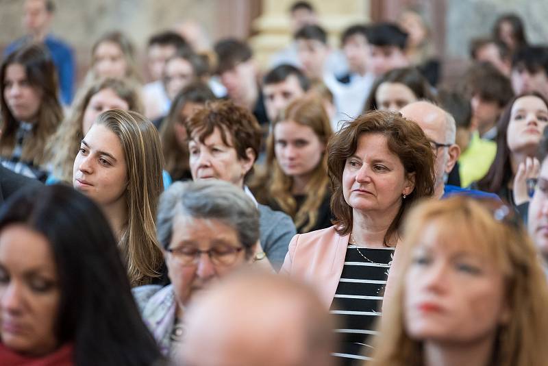 Setkání ve Valdštejnském paláci na pražské Malé Straně připomnělo 80. výročí tragických událostí z období nacistické okupace.