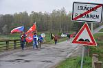 Prapor Vlasteneckého spolku pokřtil louňovický farář, slavnostního aktu se zúčastnily i zdejší ženy v krojích.