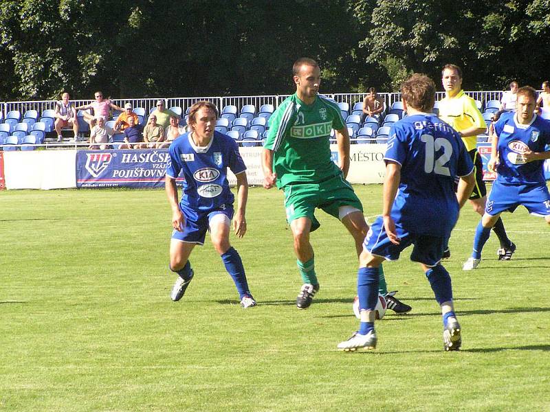 Fotbalový zápas II. ligy Vlašim - Karviná