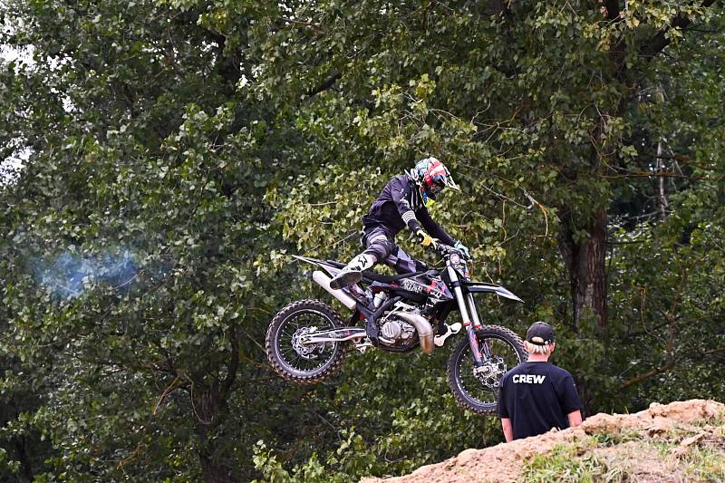 Z motokrosových závodů Rock'n'Ride v areálu Kavčák v Benešově.